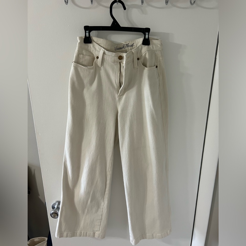 Universal Thread Women's Straight Leg Tan Jeans